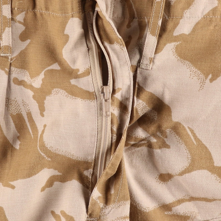British Army Camouflage Pattern Desert DPM Camo Military Combat Pants Size 80 unclear Beige type Vintage Second Hand