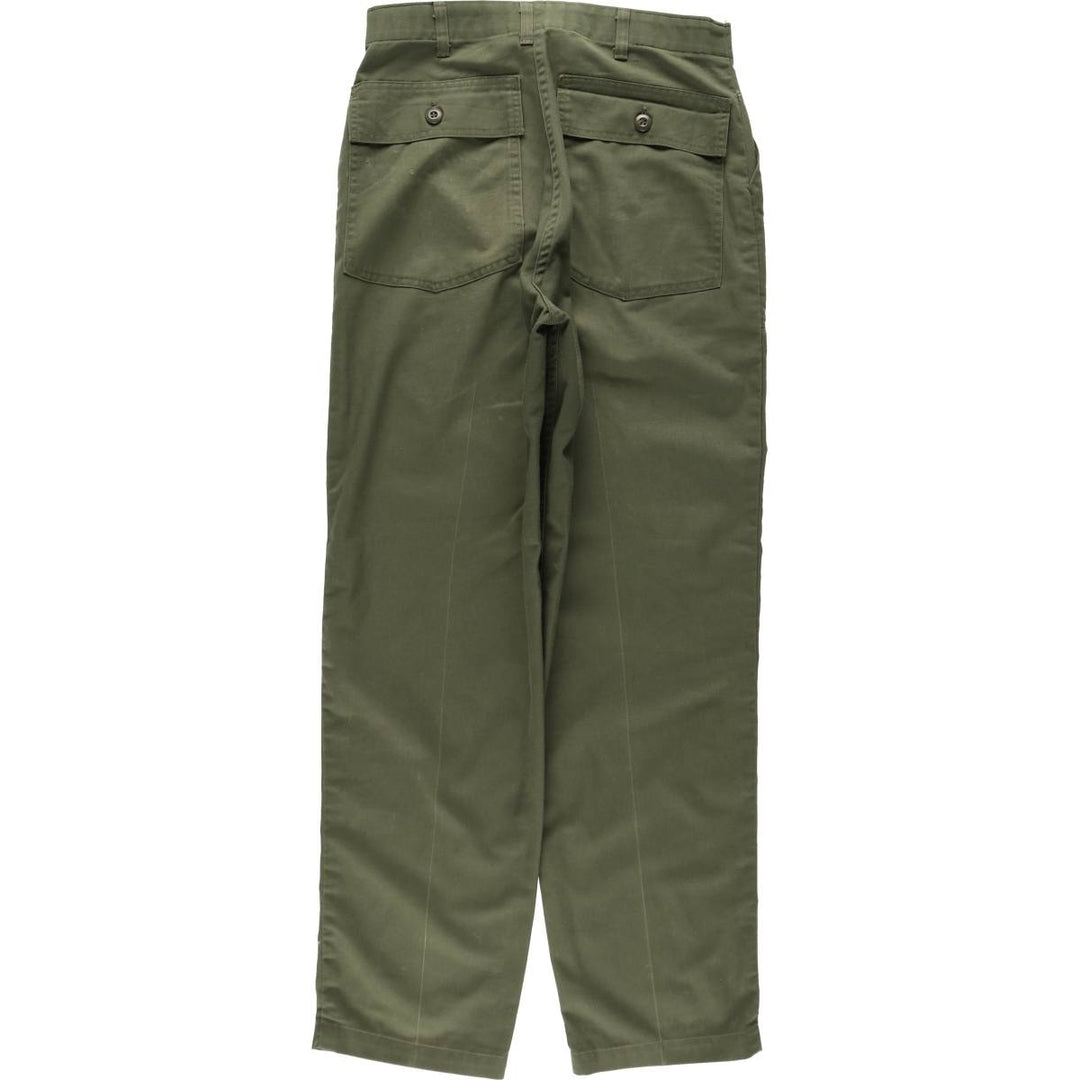 Authentic US military surplus Baker pants, men's size W32 (approx.), vintage. cotton Khaki type Vintage Second Hand