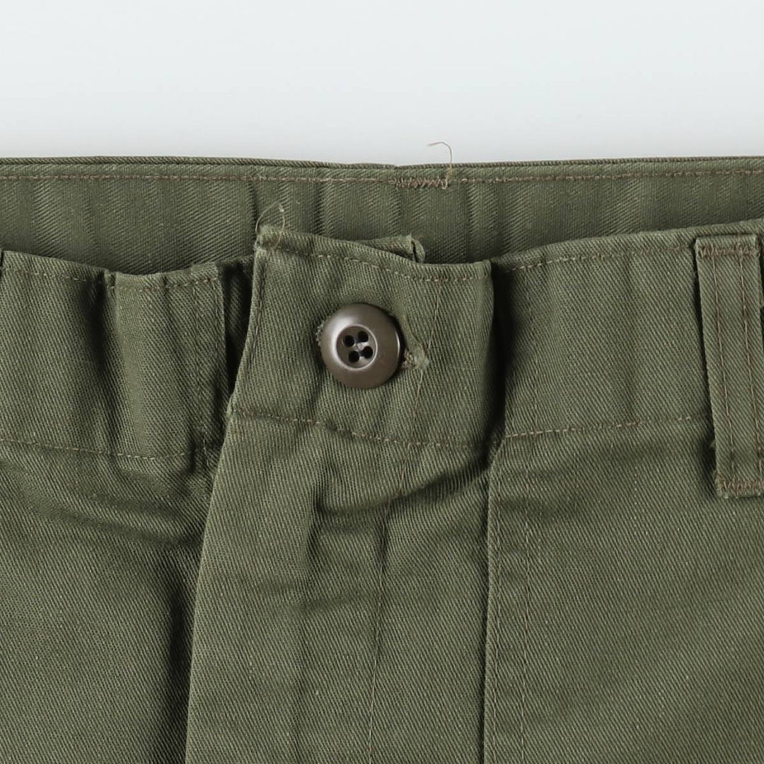 Authentic US military surplus Baker pants, men's size W32 (approx.), vintage. cotton Khaki type Vintage Second Hand