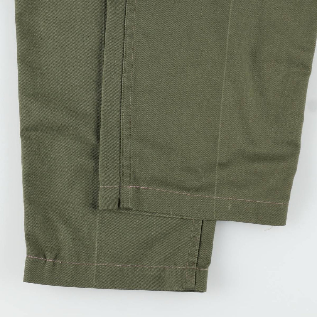 Authentic US military surplus Baker pants, men's size W32 (approx.), vintage. cotton Khaki type Vintage Second Hand