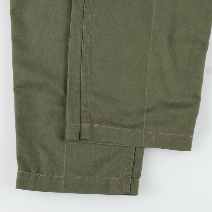Authentic US military surplus Baker pants, men's size W32 (approx.), vintage. cotton Khaki type Vintage Second Hand