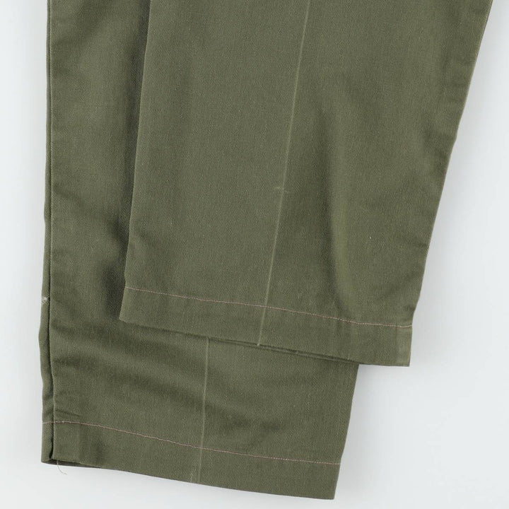 Authentic US military surplus Baker pants, men's size W32 (approx.), vintage. cotton Khaki type Vintage Second Hand