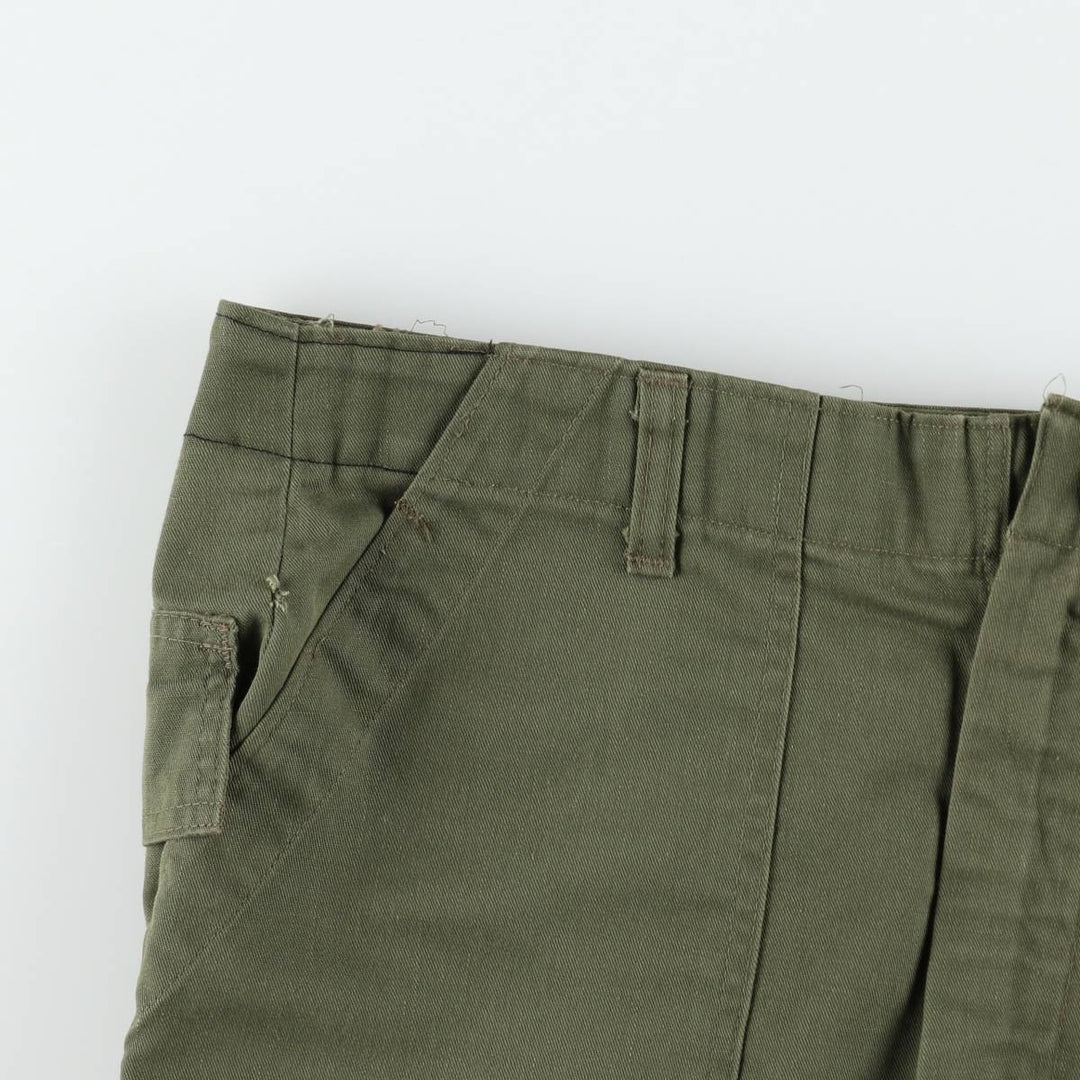 Authentic US military surplus Baker pants, men's size W32 (approx.), vintage. cotton Khaki type Vintage Second Hand