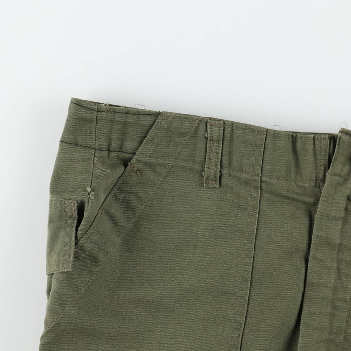 Authentic US military surplus Baker pants, men's size W32 (approx.), vintage. cotton Khaki type Vintage Second Hand
