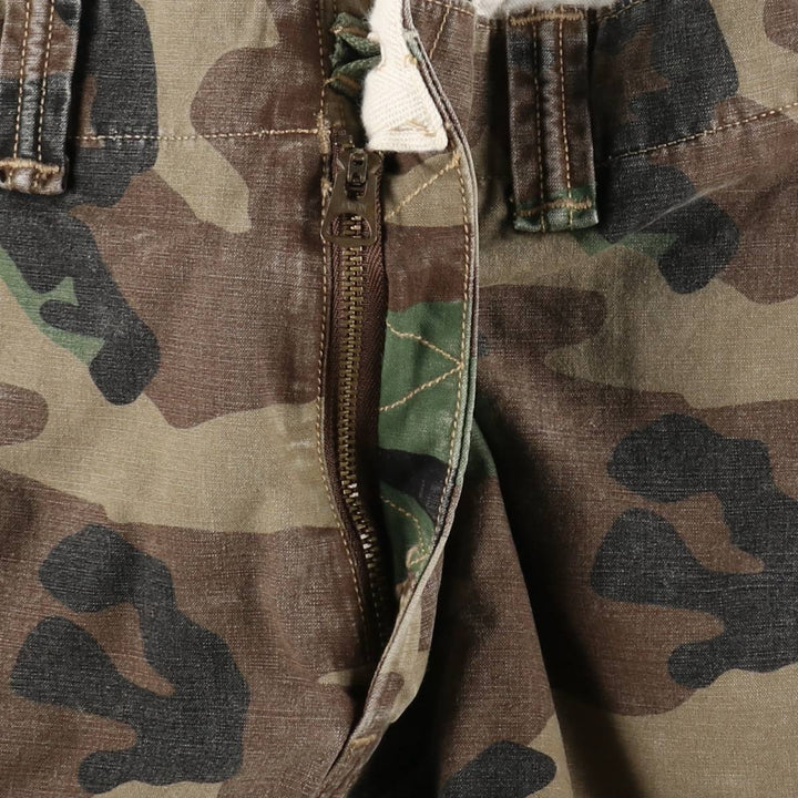 Ralph Lauren POLO RALPH LAUREN Camouflage Pattern Woodland Camo Military Cargo Pants Men's W36 (approx.) cotton Khaki type Vintage Second Hand