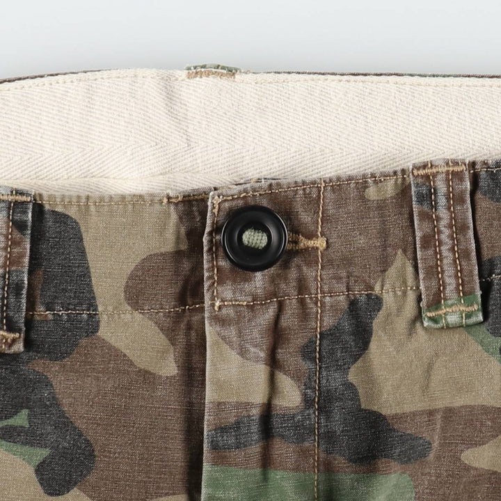 Ralph Lauren POLO RALPH LAUREN Camouflage Pattern Woodland Camo Military Cargo Pants Men's W36 (approx.) cotton Khaki type Vintage Second Hand