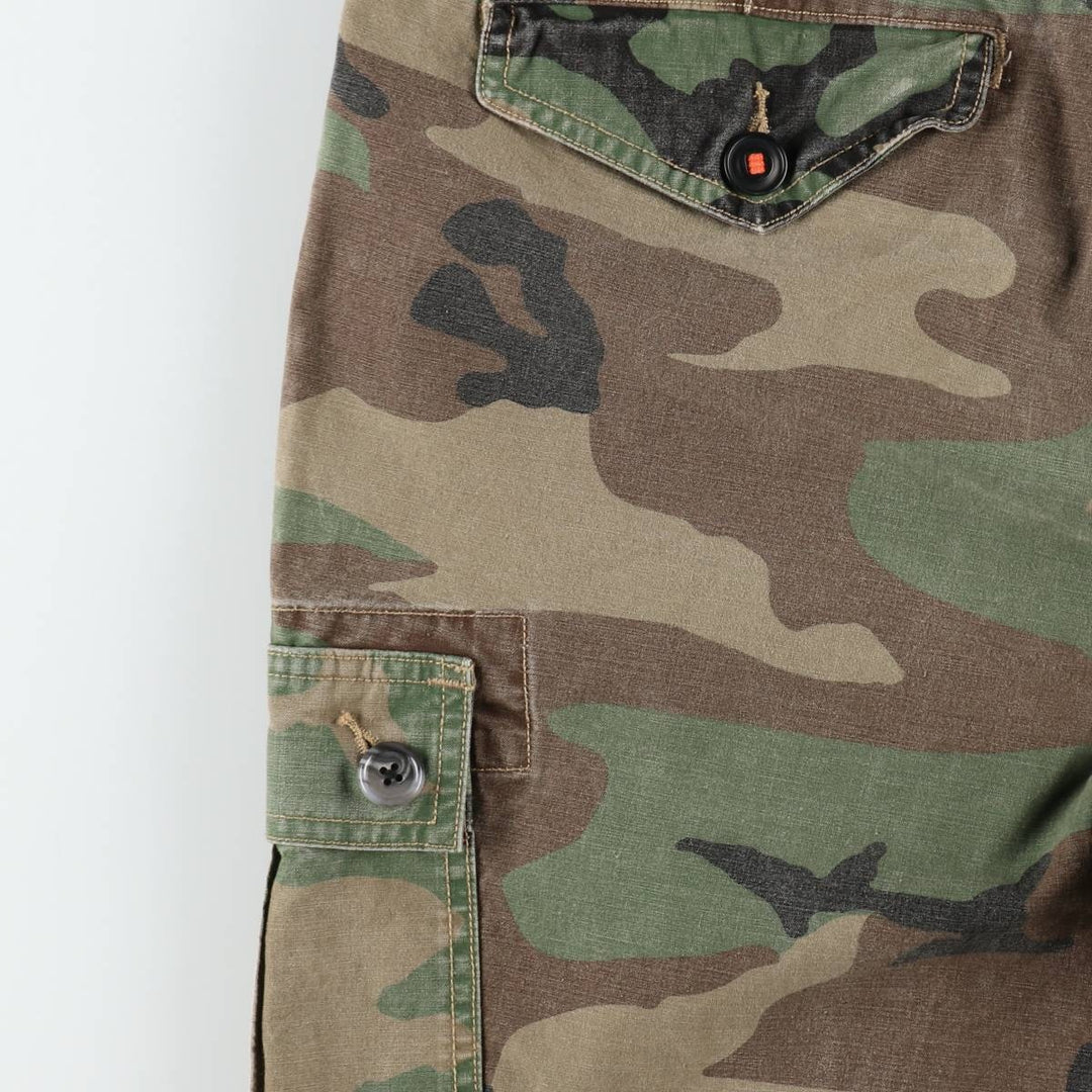 Ralph Lauren POLO RALPH LAUREN Camouflage Pattern Woodland Camo Military Cargo Pants Men's W36 (approx.) cotton Khaki type Vintage Second Hand