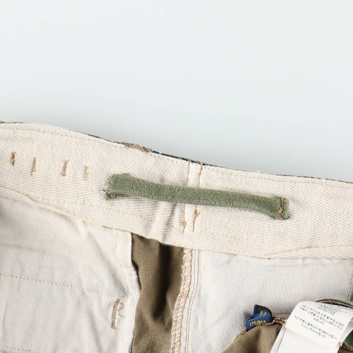 Ralph Lauren POLO RALPH LAUREN Camouflage Pattern Woodland Camo Military Cargo Pants Men's W36 (approx.) cotton Khaki type Vintage Second Hand