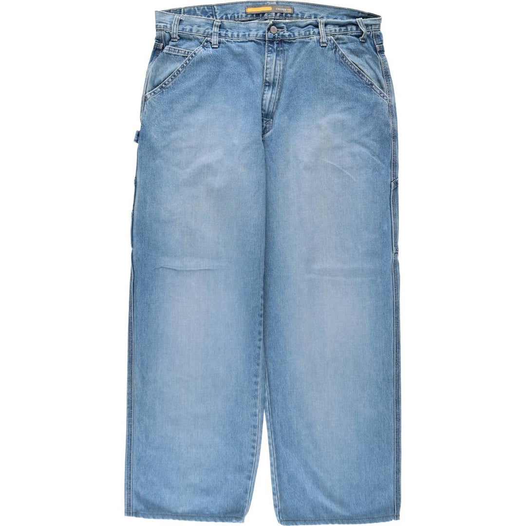 2000'S Levi's SILVER TAB CARPENTER FIT Tapered Denim Pants, Men's W37 (approx.) cotton blue type Vintage Second Hand