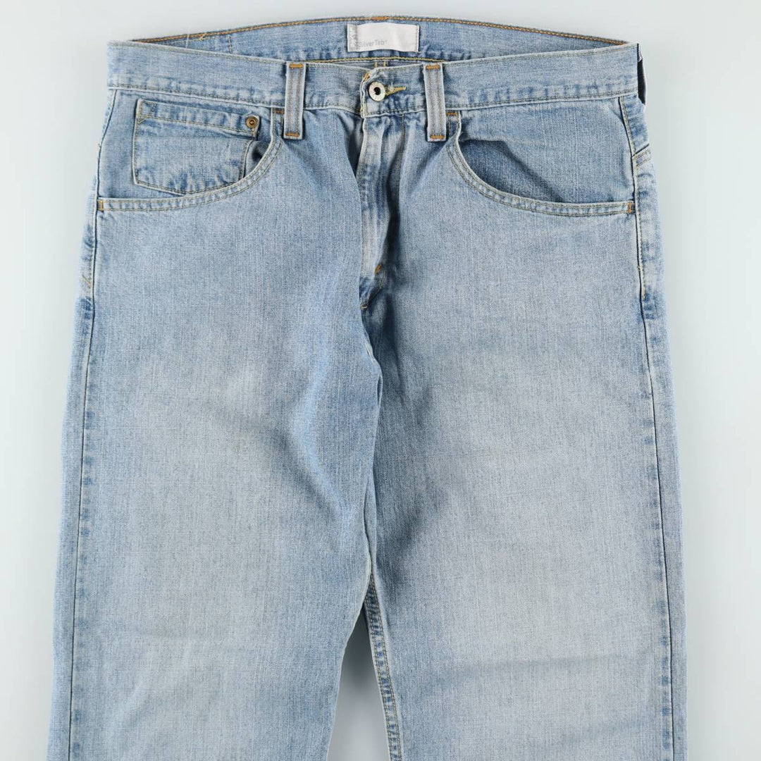 2000'S Levi's SILVER TAB TRUE BOOT Flare Cut Denim Pants, Men's W34 (approx.) cotton blue type Vintage Second Hand
