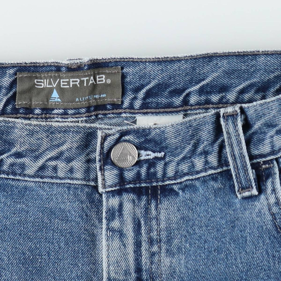 2000'S Levi's SILVER TAB Relaxed Fit Straight Denim Pants, Men's W37 (approx.) cotton blue type Vintage Second Hand