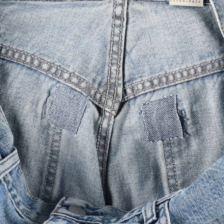 Levi's SILVER TAB Loose Fit Straight Denim Pants, Men's W34 (approx.) cotton blue type Vintage Second Hand