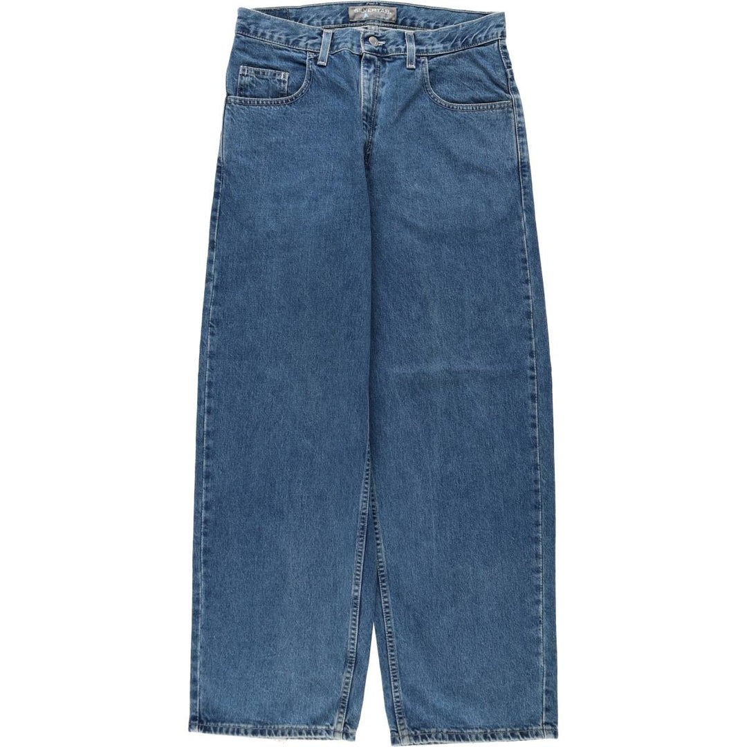 2000'S Levi's SILVER TAB Tapered Denim Pants, Men's, Size W33 cotton blue type Vintage Second Hand