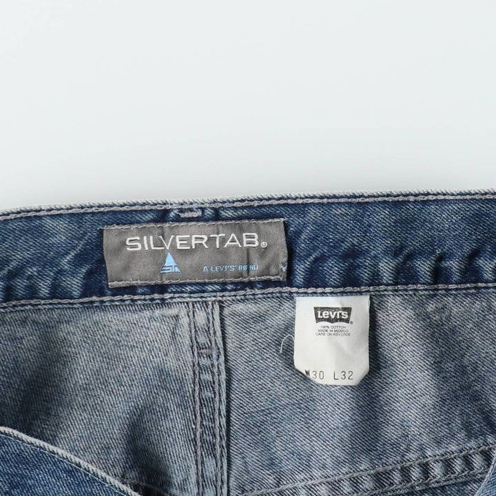 2000'S Levi's SILVER TAB Tapered Denim Pants, Men's, Size W33 cotton blue type Vintage Second Hand