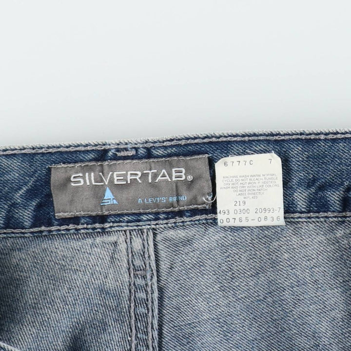 2000'S Levi's SILVER TAB Tapered Denim Pants, Men's, Size W33 cotton blue type Vintage Second Hand