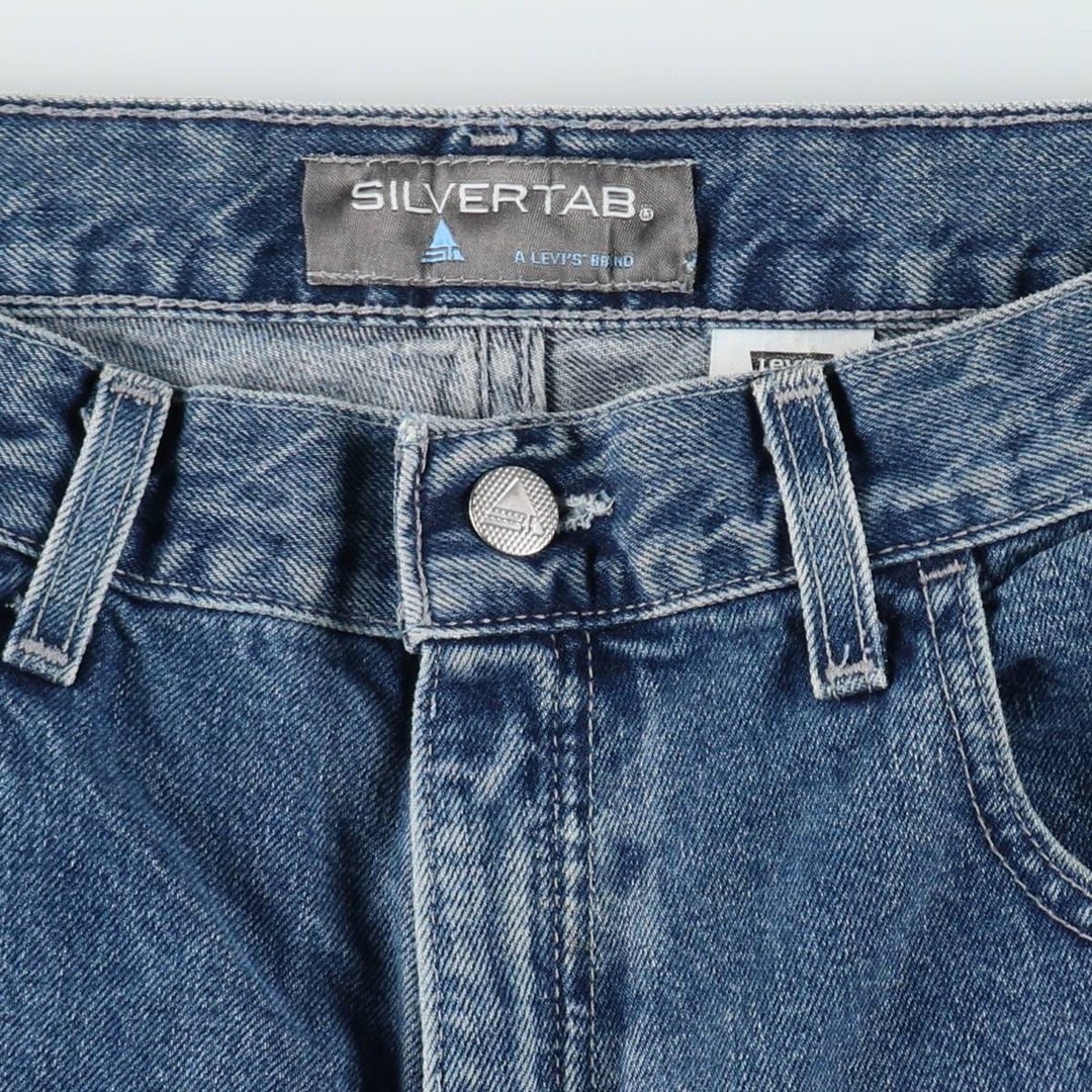 2000'S Levi's SILVER TAB Tapered Denim Pants, Men's, Size W33 cotton blue type Vintage Second Hand