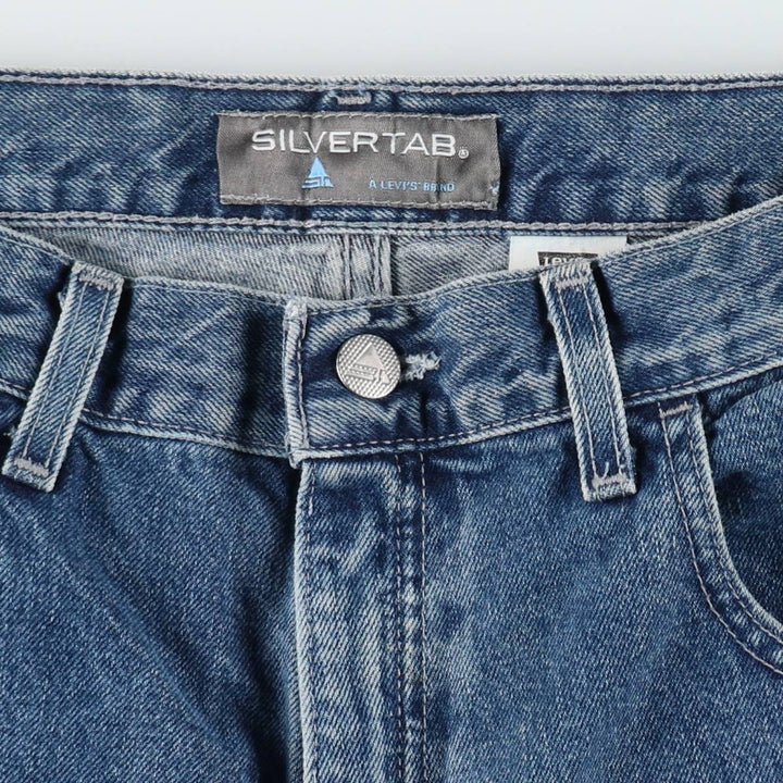 2000'S Levi's SILVER TAB Tapered Denim Pants, Men's, Size W33 cotton blue type Vintage Second Hand