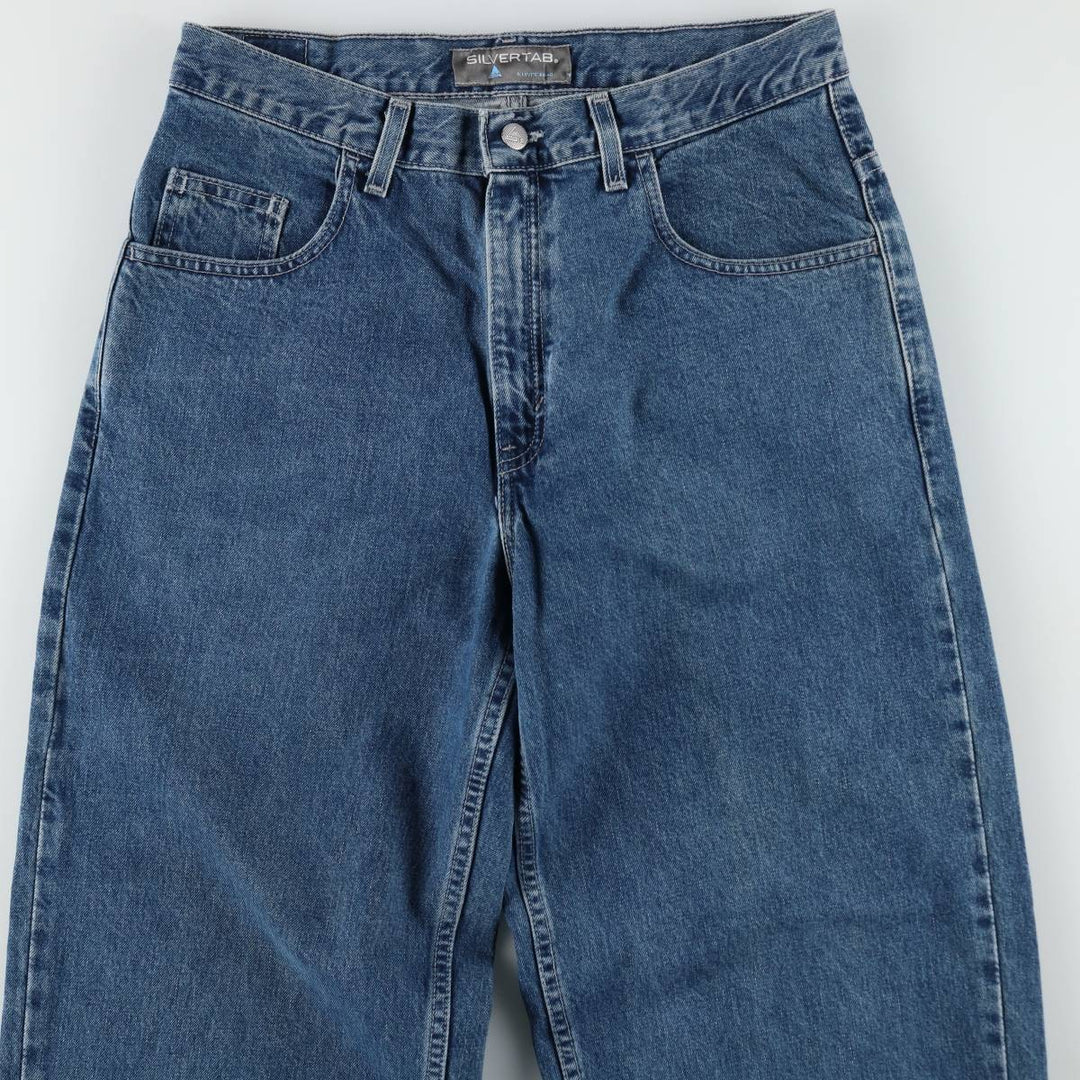 2000'S Levi's SILVER TAB Tapered Denim Pants, Men's, Size W33 cotton blue type Vintage Second Hand
