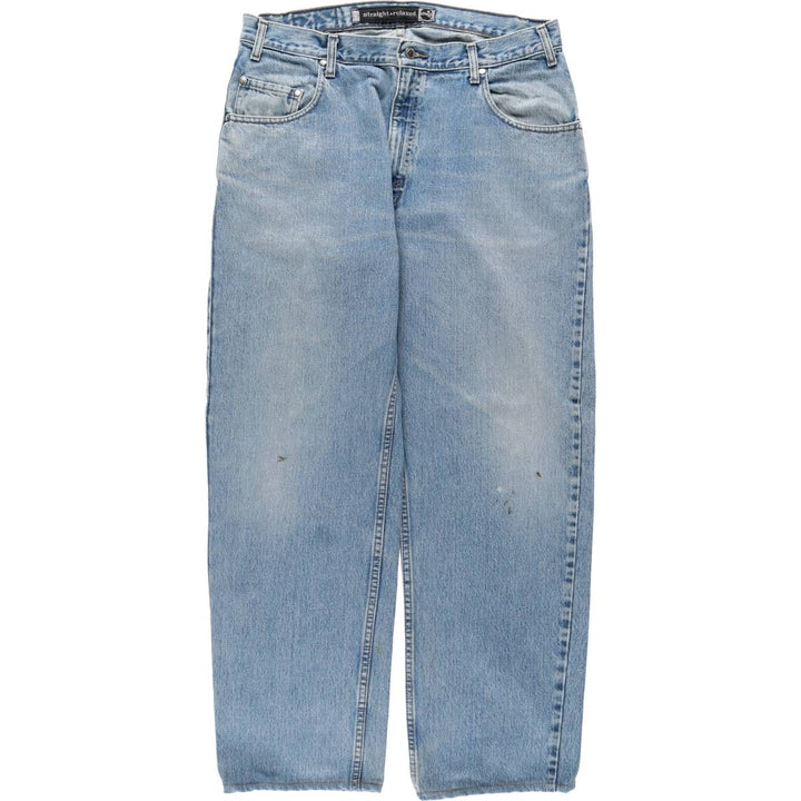 Levi's SILVER TAB Straight+Relaxed Tapered Denim Pants, Men's W36 (approx.) unclear blue type Vintage Second Hand