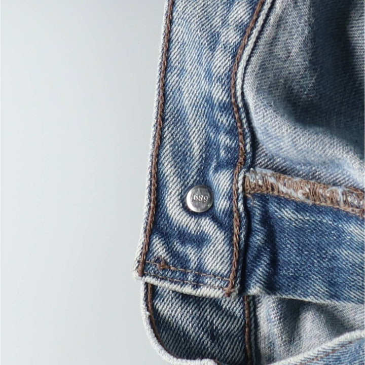 Levi's SILVER TAB Straight+Relaxed Tapered Denim Pants, Men's W36 (approx.) unclear blue type Vintage Second Hand