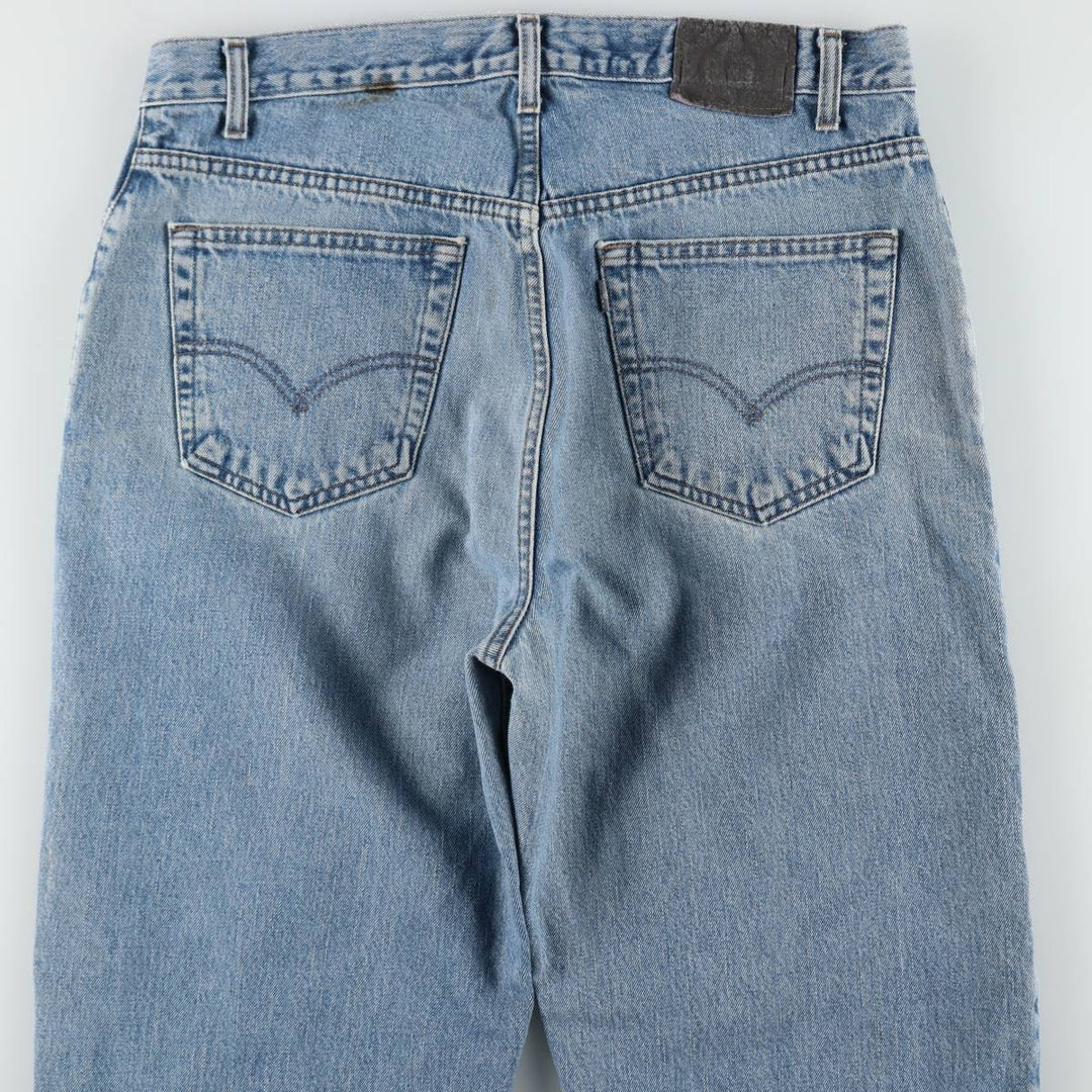 Levi's SILVER TAB Straight+Relaxed Tapered Denim Pants, Men's W36 (approx.) unclear blue type Vintage Second Hand
