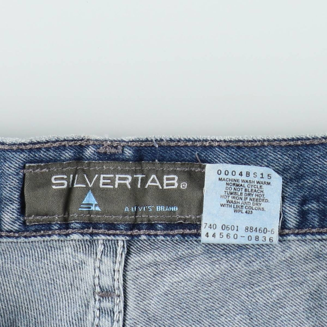 2000'S Levi's Silver Tab Loose Fit Tapered Denim Pants, Men's Size 34 cotton blue type Vintage Second Hand