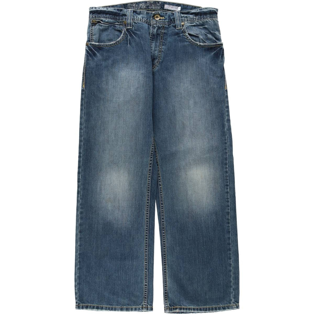 2000'S Levi's SILVER TAB Loose Straight Denim Pants, Men's W34 (approx.) cotton blue type Vintage Second Hand