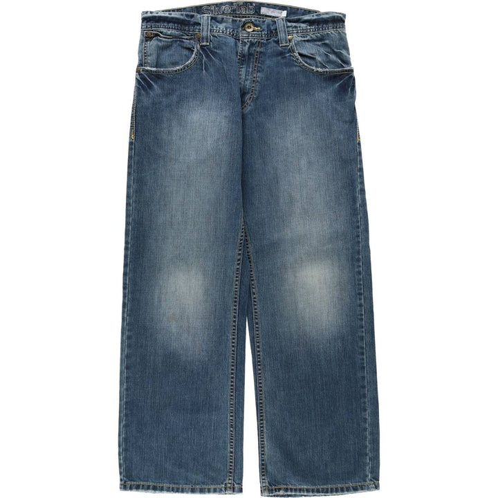 2000'S Levi's SILVER TAB Loose Straight Denim Pants, Men's W34 (approx.) cotton blue type Vintage Second Hand