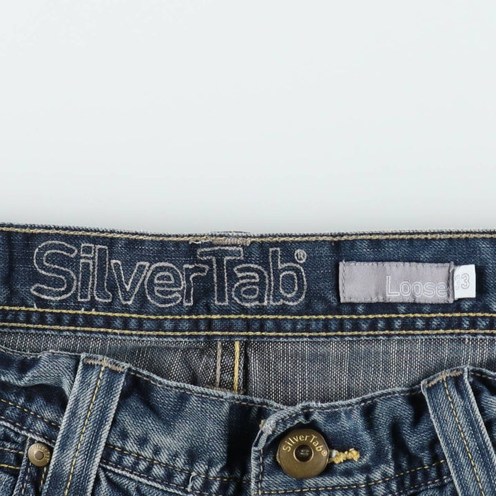 2000'S Levi's SILVER TAB Loose Straight Denim Pants, Men's W34 (approx.) cotton blue type Vintage Second Hand