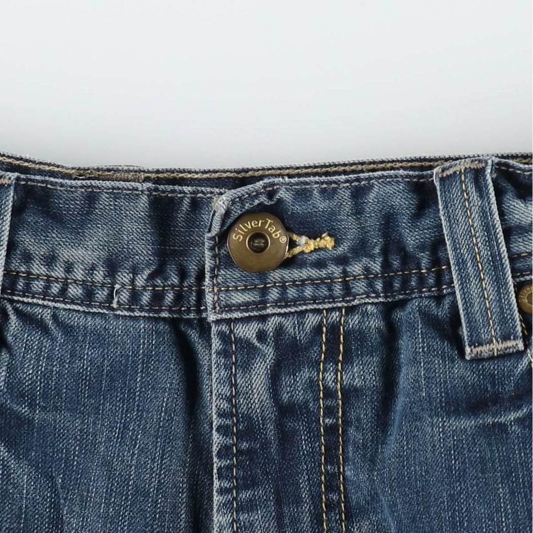 2000'S Levi's SILVER TAB Loose Straight Denim Pants, Men's W34 (approx.) cotton blue type Vintage Second Hand