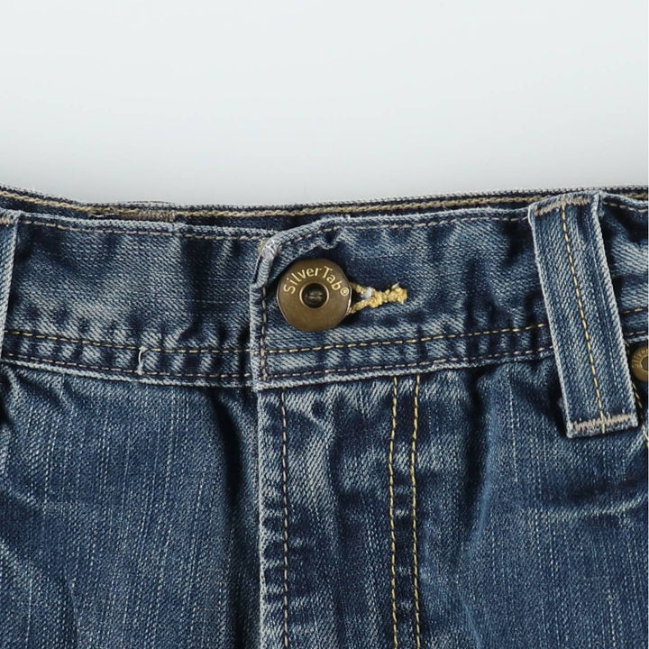 2000'S Levi's SILVER TAB Loose Straight Denim Pants, Men's W34 (approx.) cotton blue type Vintage Second Hand