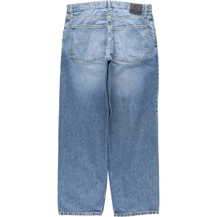 00'S Levi's SILVER TAB BAGGY tapered denim pants for men, size w34 cotton blue type Vintage Second Hand