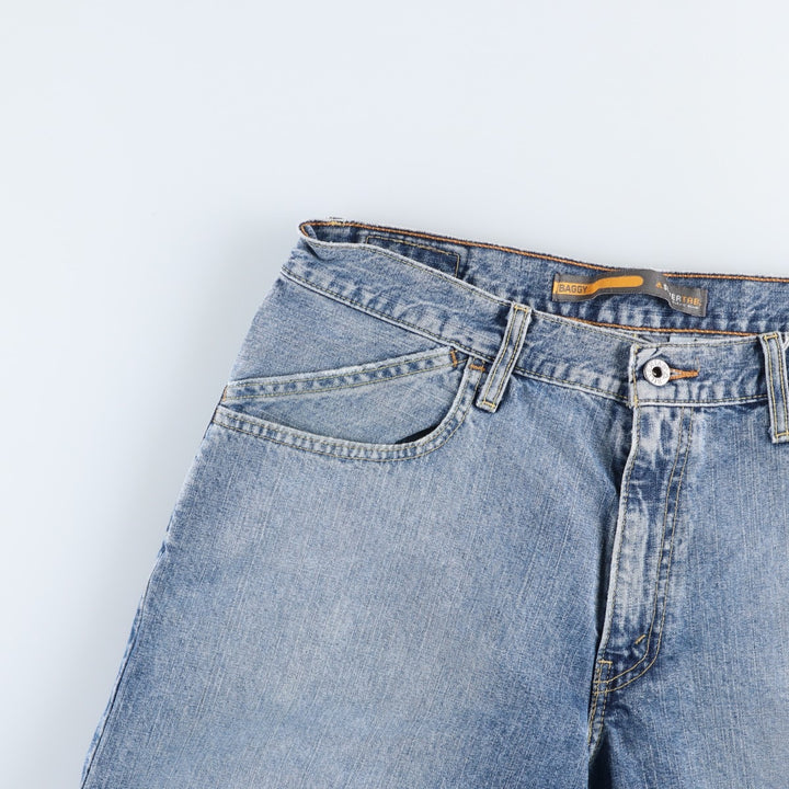 00'S Levi's SILVER TAB BAGGY tapered denim pants for men, size w34 cotton blue type Vintage Second Hand