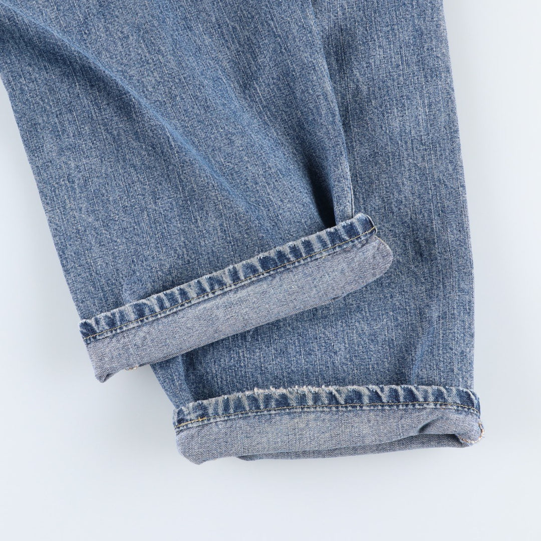 00'S Levi's SILVER TAB BAGGY tapered denim pants for men, size w34 cotton blue type Vintage Second Hand