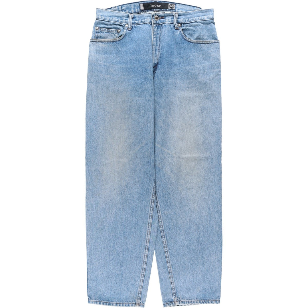 Levi's SILVER TAB LOOSE tapered denim pants for men, equivalent to w32 cotton blue type Vintage Second Hand