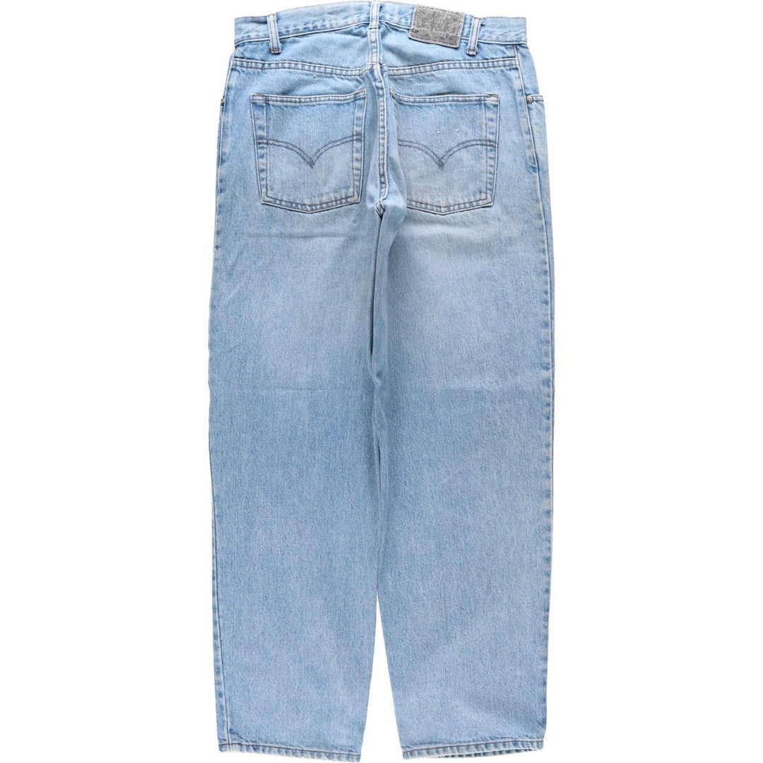 Levi's SILVER TAB LOOSE tapered denim pants for men, equivalent to w32 cotton blue type Vintage Second Hand