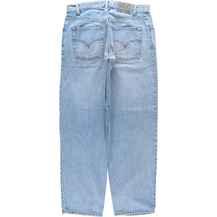 Levi's SILVER TAB LOOSE tapered denim pants for men, equivalent to w32 cotton blue type Vintage Second Hand