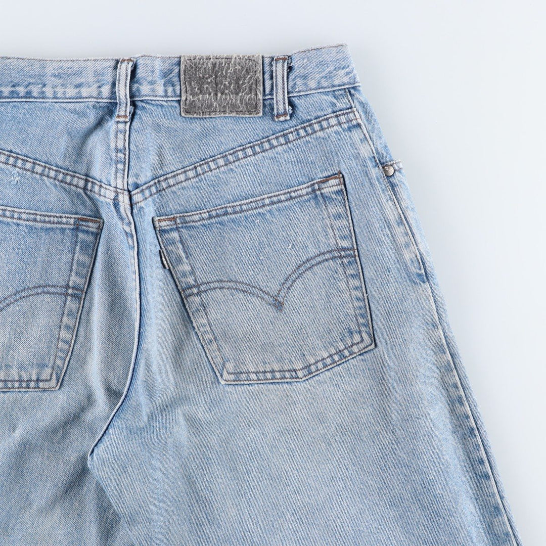 Levi's SILVER TAB LOOSE tapered denim pants for men, equivalent to w32 cotton blue type Vintage Second Hand