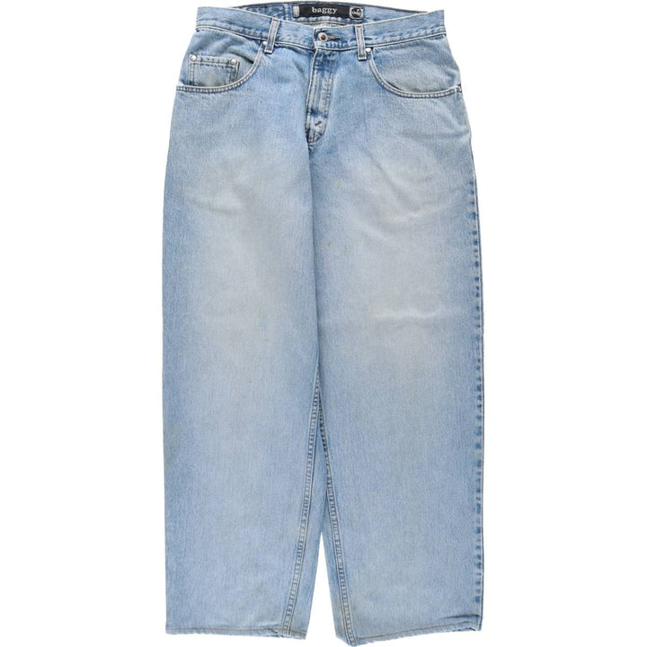 2000'S Levi's SILVER TAB BAGGY tapered denim pants, men's size W33 cotton blue type Vintage Second Hand