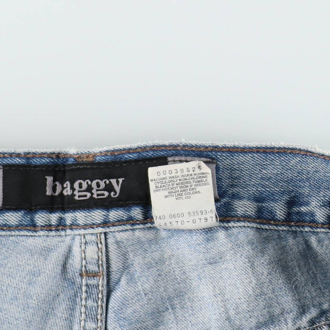 2000'S Levi's SILVER TAB BAGGY tapered denim pants, men's size W33 cotton blue type Vintage Second Hand