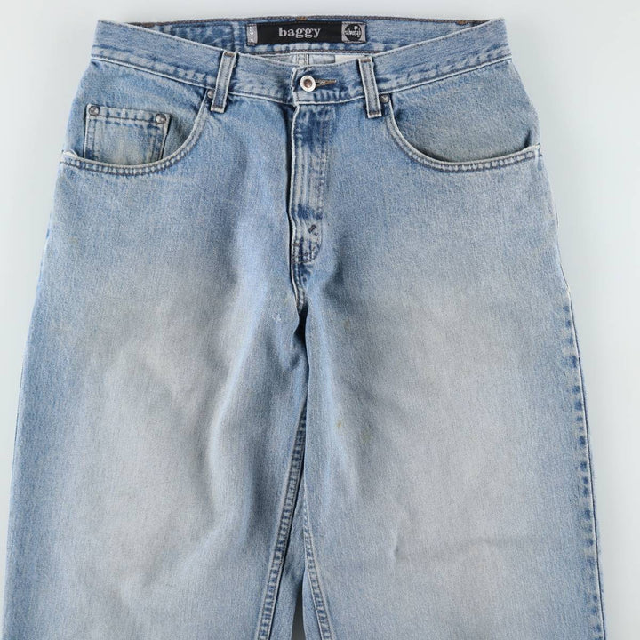 2000'S Levi's SILVER TAB BAGGY tapered denim pants, men's size W33 cotton blue type Vintage Second Hand