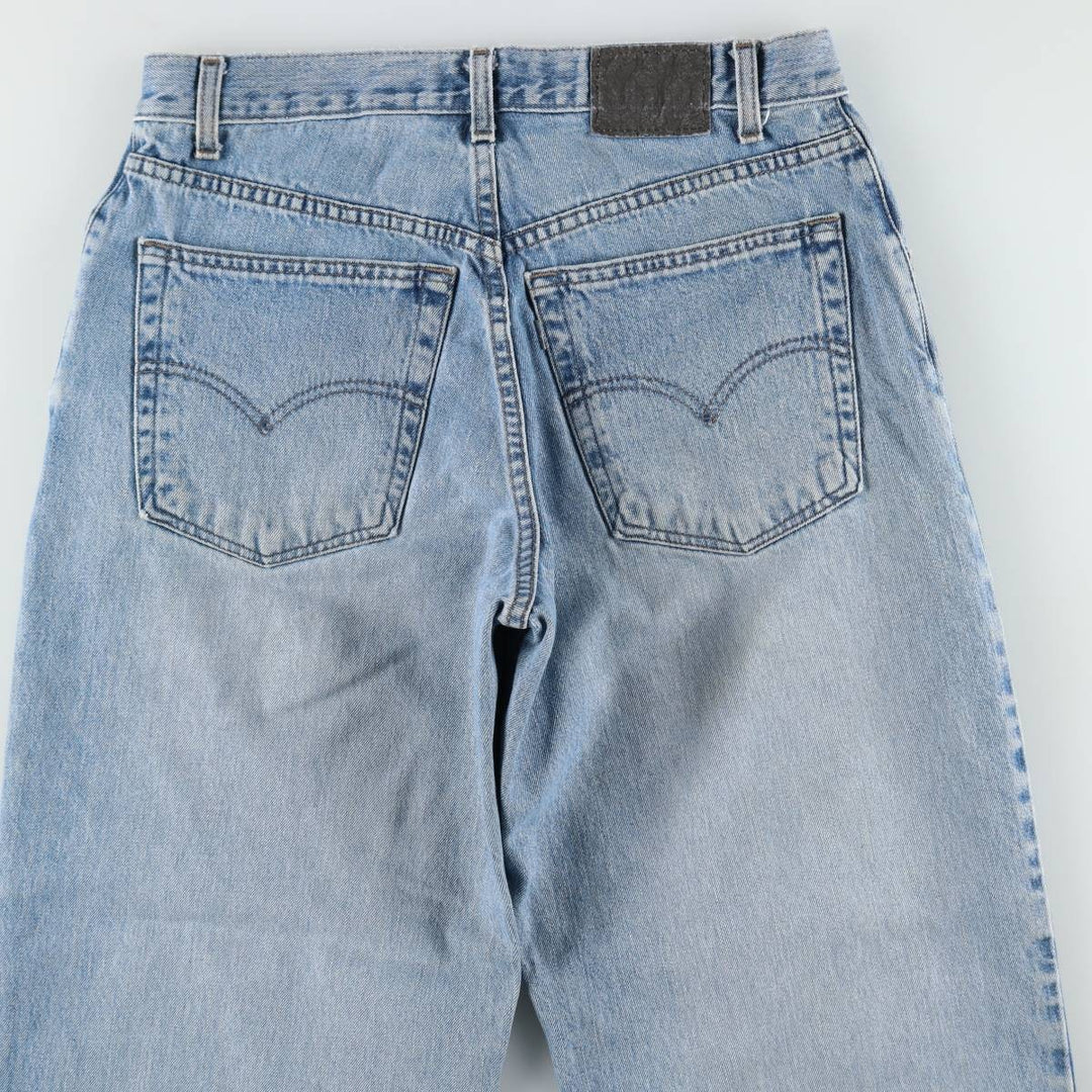 2000'S Levi's SILVER TAB BAGGY tapered denim pants, men's size W33 cotton blue type Vintage Second Hand