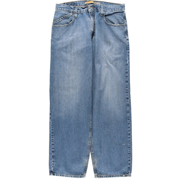 00'S Levi's SILVER TAB BAGGY tapered denim pants for men, size w34 cotton blue type Vintage Second Hand