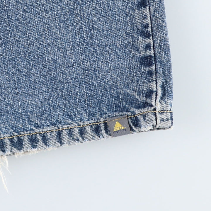 00'S Levi's SILVER TAB BAGGY tapered denim pants for men, size w34 cotton blue type Vintage Second Hand