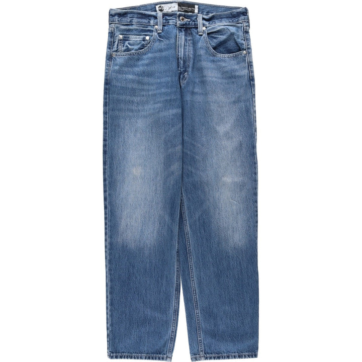 Levi's SILVER TAB Tapered Denim Pants, Men's W34 (approx.) cotton blue type Vintage Second Hand