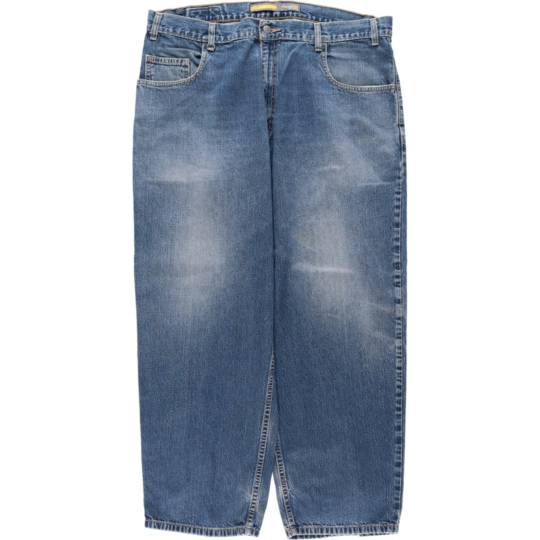 Levi's SILVER TAB BAGGY tapered denim pants, men's size W39 unclear blue type Vintage Second Hand