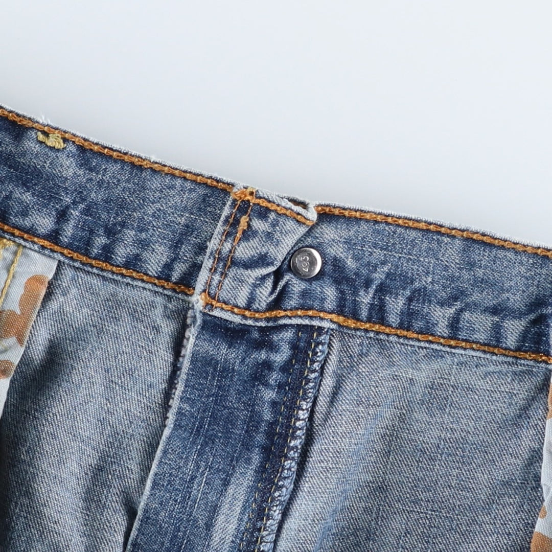 2000'S Levi's SILVER TAB BAGGY Tapered Denim Pants, Men's W35 (approx.) cotton blue type Vintage Second Hand