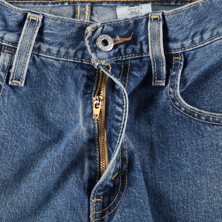 2000'S Levi's SILVER TAB BAGGY Slim Straight Denim Pants, Men's W31 (approx.) cotton blue type Vintage Second Hand