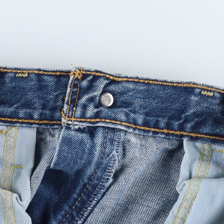 2000'S Levi's SILVER TAB BAGGY Slim Straight Denim Pants, Men's W31 (approx.) cotton blue type Vintage Second Hand