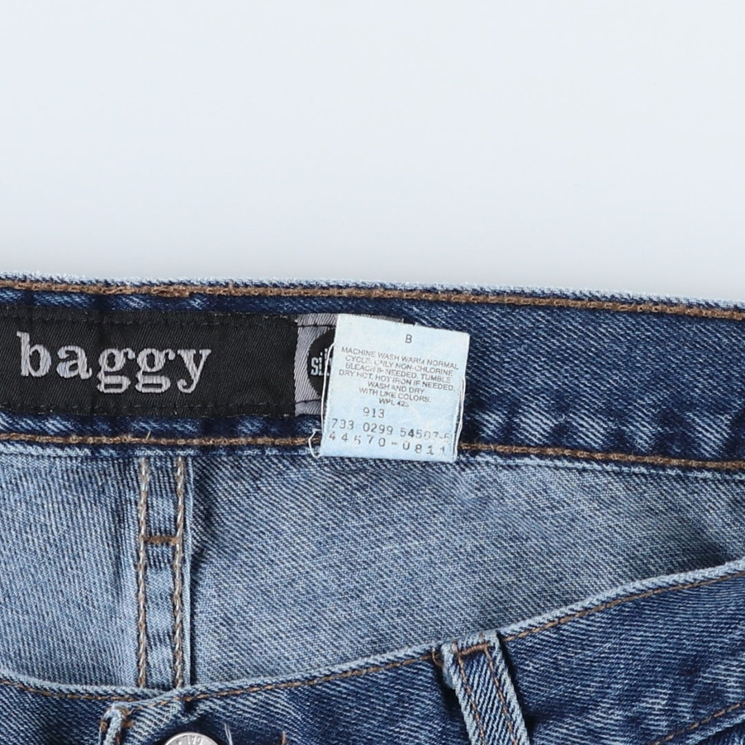 1990'S Levi's 570-0811 Silver Tab Baggy Tapered Denim Pants, Men's W35 (approx.), Vintage cotton blue type Vintage Second Hand